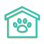 Illustration for pet friendly home designe blog category